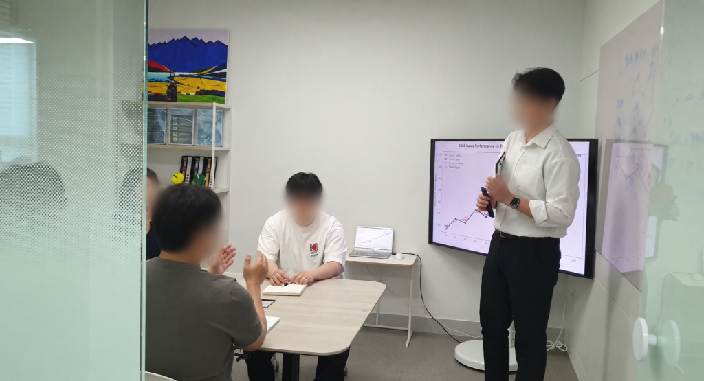 영업사원 교육 — 프로젝트에 맞춰 영업팀을 교육합니다